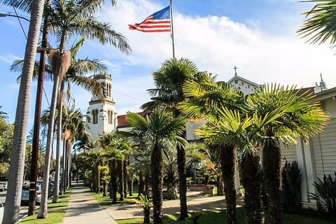 Visite privée de 10 heures à Santa Barbara et Solvang depuis Los Angeles