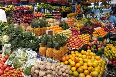 Stadstour van een hele dag door Bogota en de fruitmarkt van Paloquemao