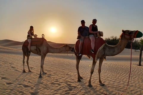 Njut av The Morning Desert Safari med fyrhjuling