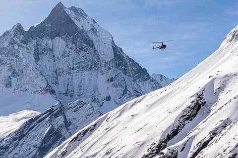 Annapurna basiskamp helikoptertour