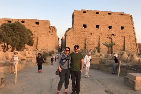Privat halvdagstur till Luxor Karnaks östra strand och Luxortemplen