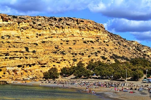 From Chania: Matala Hippie Vibes & Lake Escape Private Tour