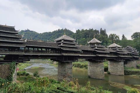 Excursão de 1 dia em Sanjiang Chengyang e extremidades de Guilin / Yangshuo a partir dos Longji Terraces