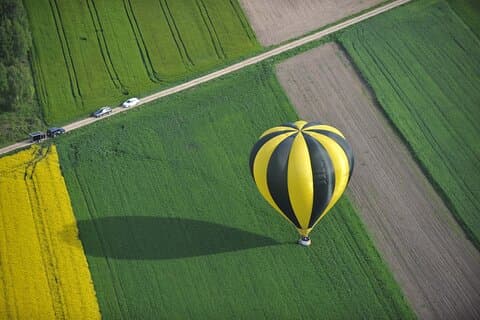 Balloon flight day tour from Warsaw