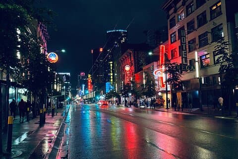 Nacht Vancouver (Musik, Bars, Clubs & Casino)