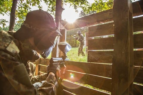 Wroclaw Outdoor Paintball with Hotel Transfers