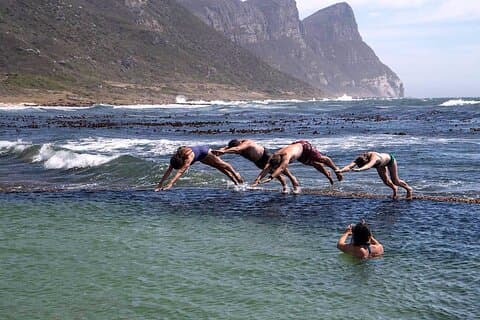Sportliches Schwimmen mit einem Changemaker
