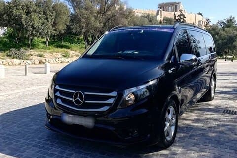 Gemeinsamer Bustransfer zum Flughafen Athen