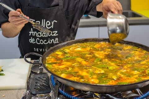 Spansk matlagningskurs och Triana Market Tour i Sevilla