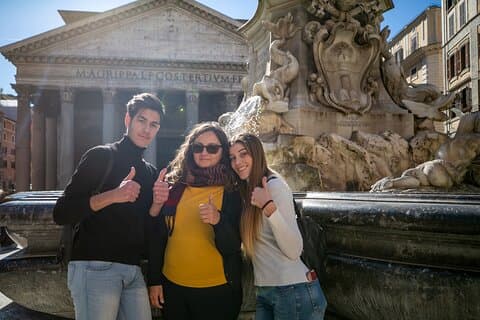 Coliseu, Fórum, Fonte de Trevi, Panteão e Roma