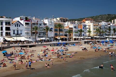 Privat dagstur till Sitges från Barcelona med en lokal