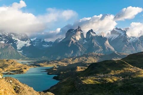 Excursion d'une journée complète à Torres del Paine au départ de Puerto Natales avec pick-up
