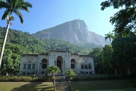 Cristo Redentor com Dona Marta Belvedere e Parque Lage