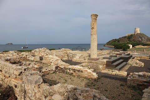 Tur til det arkæologiske område Nora - fra Cagliari