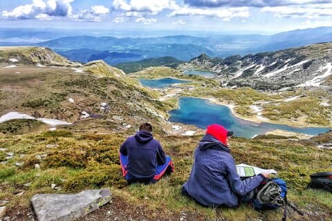 Randonnée guidée des sept lacs Rila avec billet de télésiège