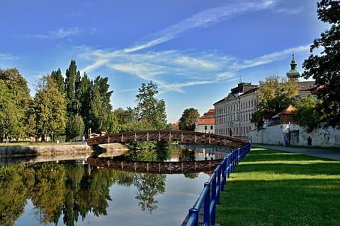 Gita giornaliera privata a České Budějovice da Praga con un locale