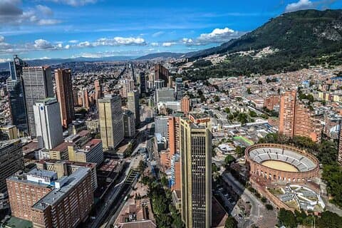 Privat Bogotá flygplats avlämning