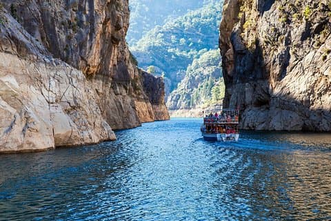 Green Canyon Boat Tour with Lunch and Drinks from Belek