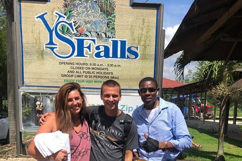 Explore Montego Bay Jamaica Tour desde Montego Bay a Y S Falls