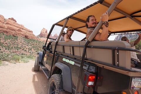 Sedona Red Rocks Outback Jeep Tour : Mild terrängcykling