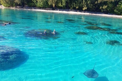 Snorkeling excursion, discovery of the lagoon, small group.