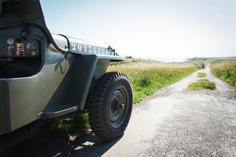 Normandiet WW2 British Jeep Tour