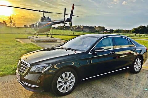 Privat transfer fra BRU Lufthavn - - > Brugge MB S-CLASS 3 PAX