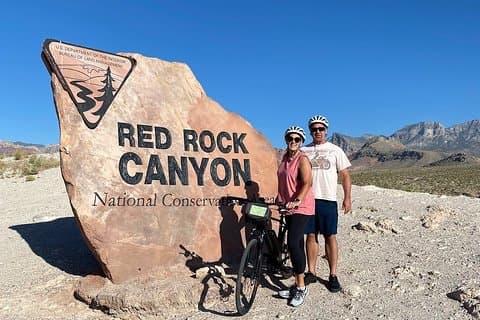 Excursão de bicicleta elétrica autoguiada Red Rock Canyon