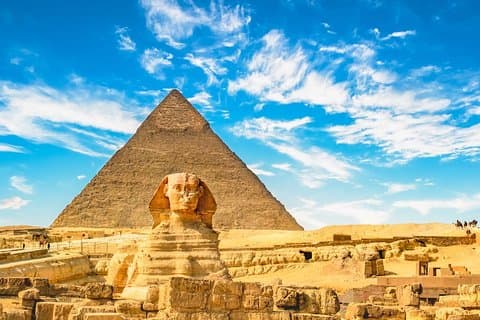 Private Day Tour to Giza Pyramids Sphinx and Egyptian Museum in from Giza