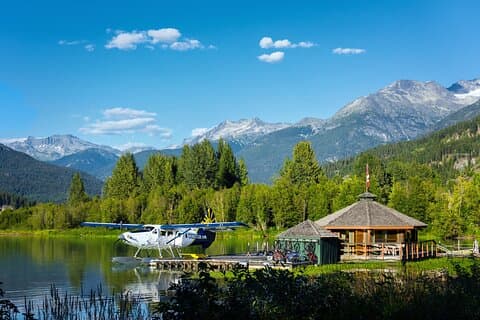 Dagtrip Vancouver naar Whistler Watervliegtuig : Zelfstandig avontuur