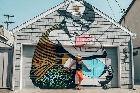 Los Angeles Street Art Photoshoot: Funky Venedig med en personlig fotograf