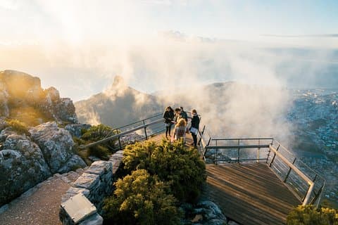 Journée complète de randonnée privée Table Mountain & City