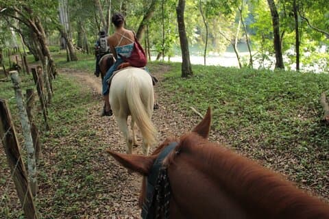 Paseo a caballo a las ruinas mayas de Xunantunich