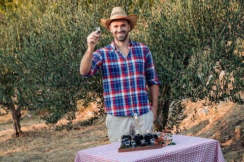 Olive farm & village