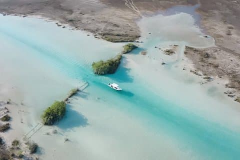 Bacalar båttur och besök i Cenotes