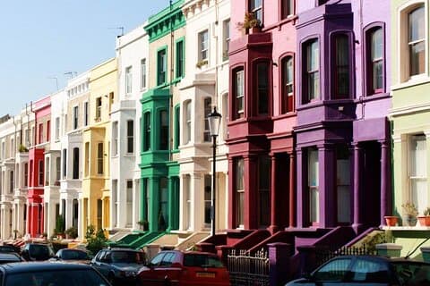 Privat Notting Hill-fototur i London med farverige ikoniske fotoops
