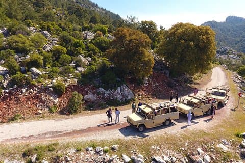 Marmaris Jeep Safari, Turgut Waterfall, Jesus Beach com almoço