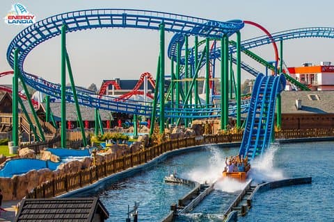 Parco divertimenti Energylandia - Gita giornaliera privata da Cracovia