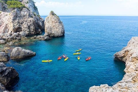 Excursión en kayak a las Islas Malgrat desde Santa Ponsa