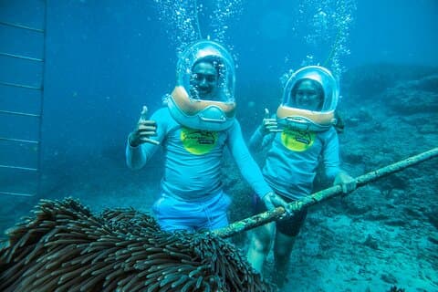 Bali Sea Walker Adventure i Tanjung Benoa med transport