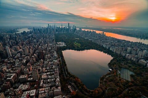 Private romantische NYC Hubschrauber Scenic Charter mit Champagner
