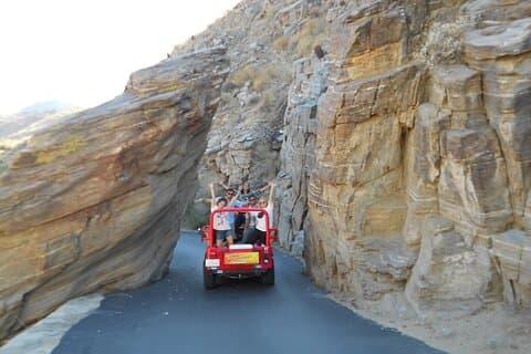 Wandeltocht door Indian Canyons per Jeep vanuit Palm Desert