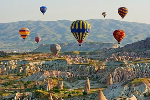Luftballongfärd Cappadocia Goreme & champagnefest