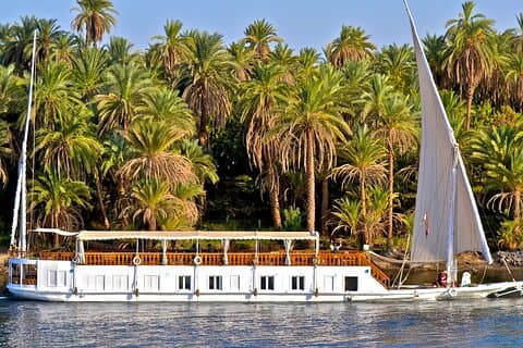 Cruzeiro Dahabiya Nilo de 3 dias de Aswan a Luxor