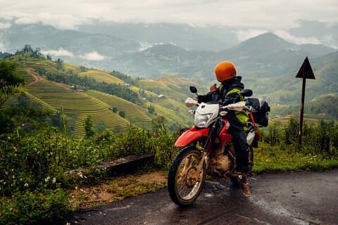 Het off-road Hoang Shu Phi-avontuur