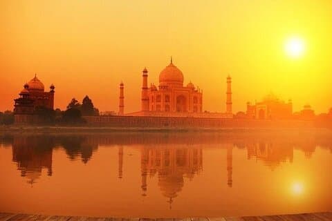 Delhi naar Agra, Taj Mahal bij Sunrise Day-Trip