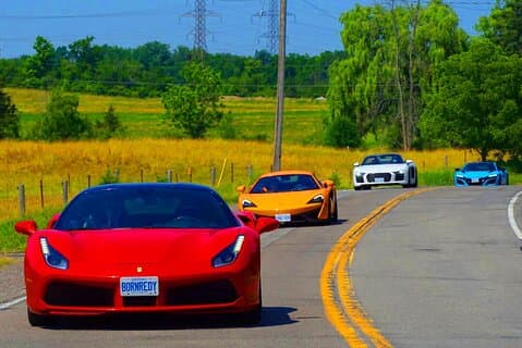 Essai routier exotique ou supercar avec passager sur Hamilton Mountain