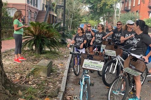 Historische Radtour durch Savannah und Keep Bikes After Tour