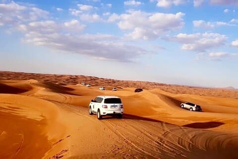 Dubai Morning Red Dunes 4WD Safari & Camel Ride