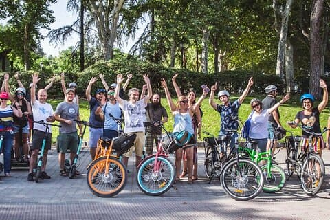 EBike Tour Madrid Rio Park og Casa de Campo indsigter Lille gruppe